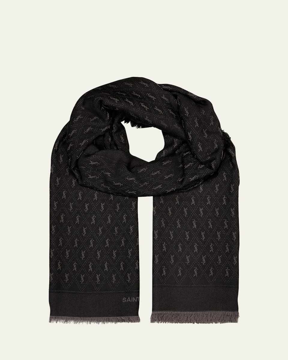 YSL Micro Monogram Scarf